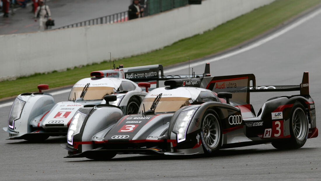 Vergleich Audi R18 ultra hybrid 2012 LMP1