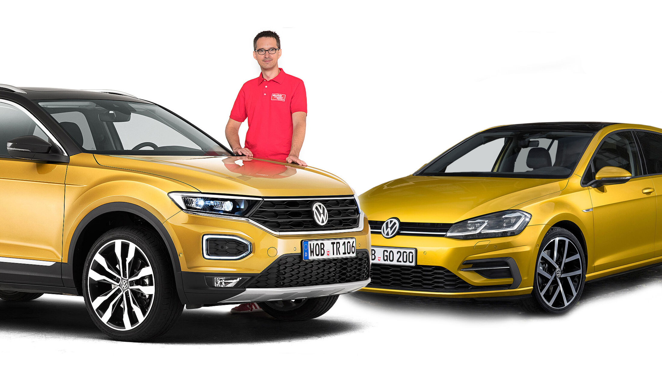 VW Golf/VW T-Roc: Vergleichstest