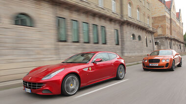 Vergleichstest Ferrari FF, Bentley Continetal Supersports