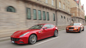 Vergleichstest Ferrari FF, Bentley Continetal Supersports