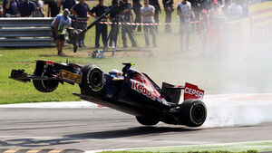 Vergne GP Italien F1 Crashs 2012