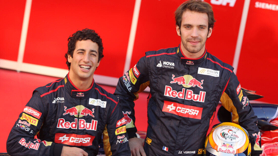 Vergne Ricciardo Toro Rosso 2012