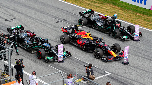 Verstappen, Hamilton & Bottas - Formel 1 - GP Steiermark - Spielberg - 27. Juni 2021