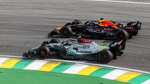 Verstappen - Hamilton - GP Brasilien 2022 - Sao Paulo - Rennen
