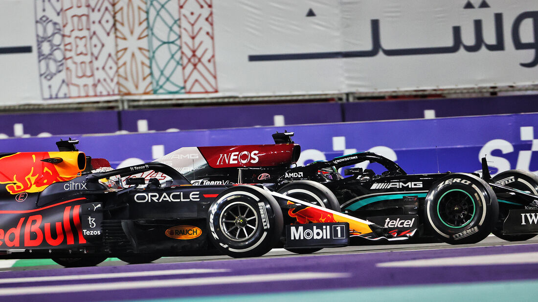 Verstappen - Hamilton - GP Saudi-Arabien 2021 - Jeddah - Rennen