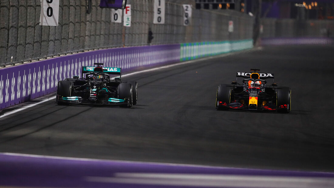 Verstappen - Hamilton - GP Saudi-Arabien 2021 - Jeddah - Rennen