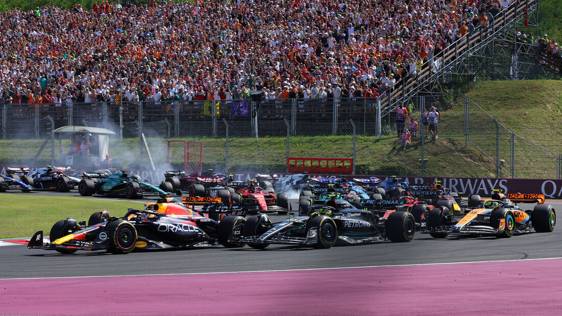 Verstappen - Hamilton - GP Ungarn 2023 - Budapest - Formel 1 - Rennen
