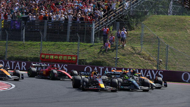 Verstappen - Hamilton - GP Ungarn 2023 - Budapest - Formel 1 - Rennen