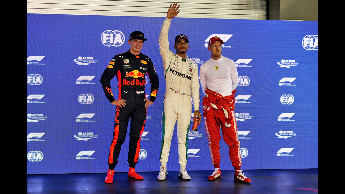 Verstappen, Hamilton & Vettel - GP Singapur 2018