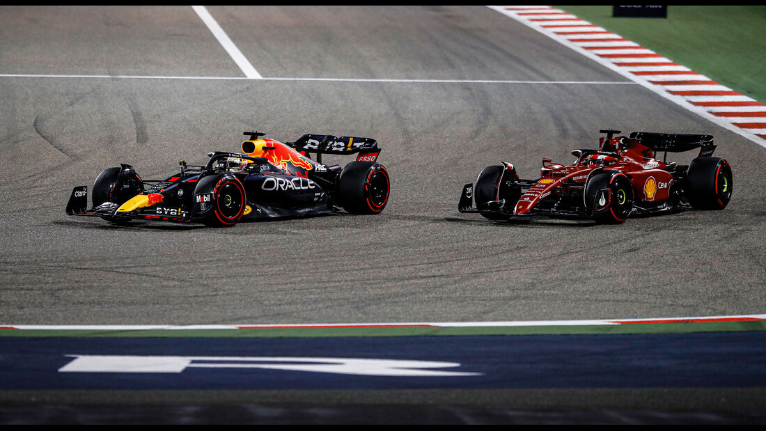 Verstappen - Leclerc - GP Bahrain 2022 - Sakhir - Rennen