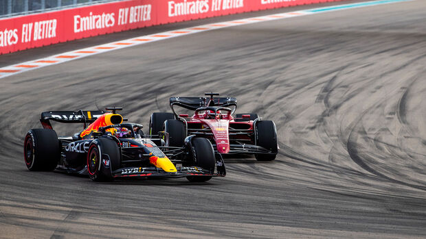 Verstappen - Leclerc - GP Miami 2022 - USA - Rennen