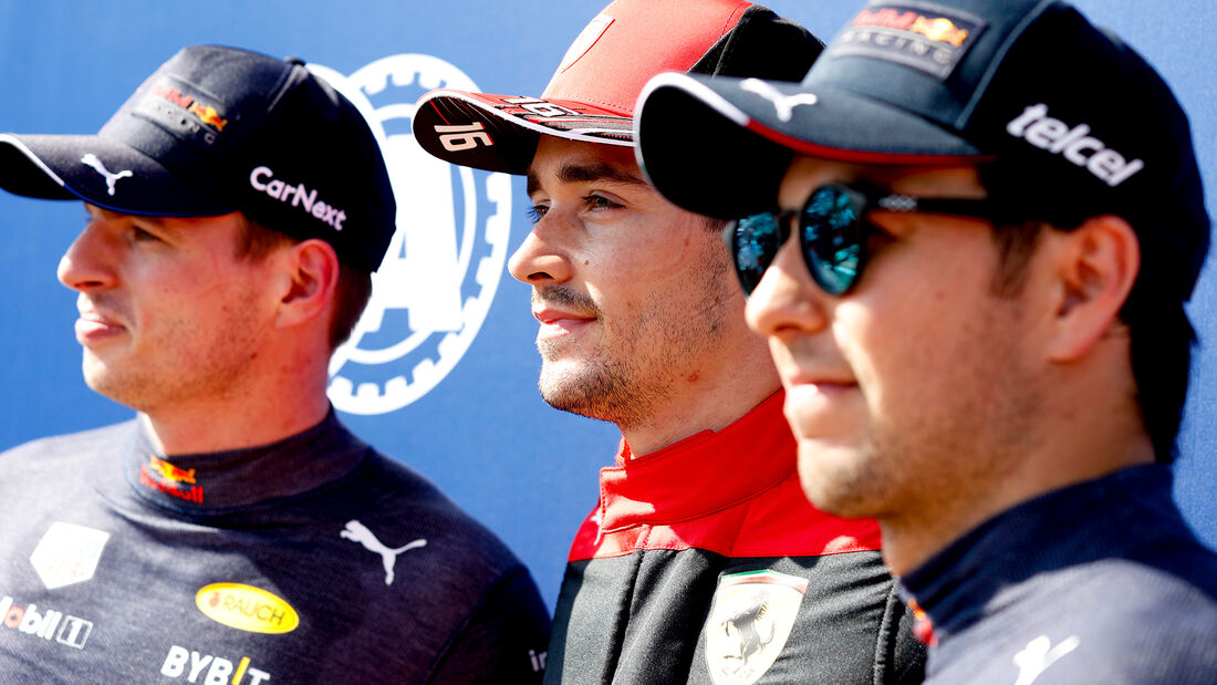 Verstappen, Leclerc & Perez - Formel 1 - GP Frankreich - Le Castellet - 23. Juli 2022