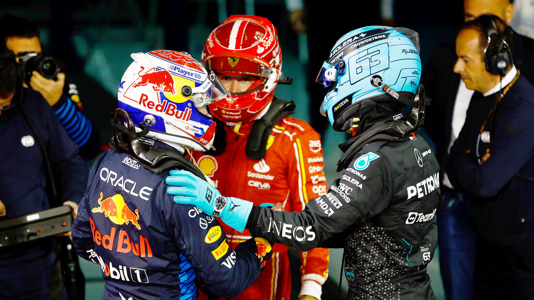 Verstappen, Leclerc & Russell - Formel 1 - GP Bahrain - 1. März 2024