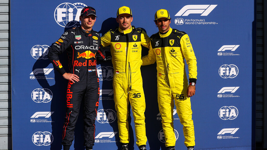 Verstappen - Leclerc -Sainz - Formel 1 - GP Italien - Monza - Qualifikation - 10.9.2022