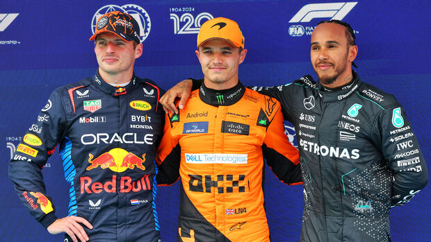 Verstappen, Norris & Hamilton - Formel 1 - GP Spanien - Barcelona - 22. Juni 2024