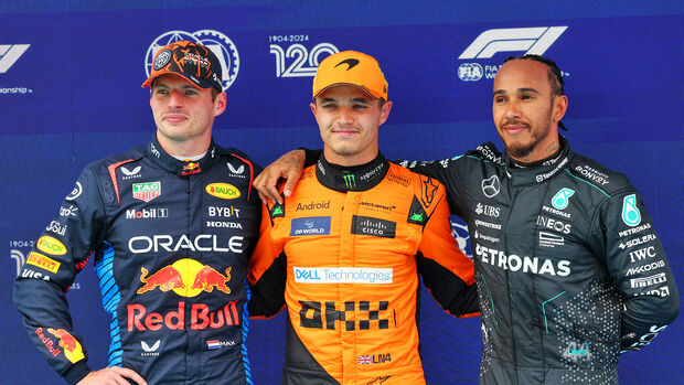 Verstappen, Norris & Hamilton - GP Spanien 2024