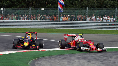 Verstappen vs. Räikkönen - GP Belgien 2016