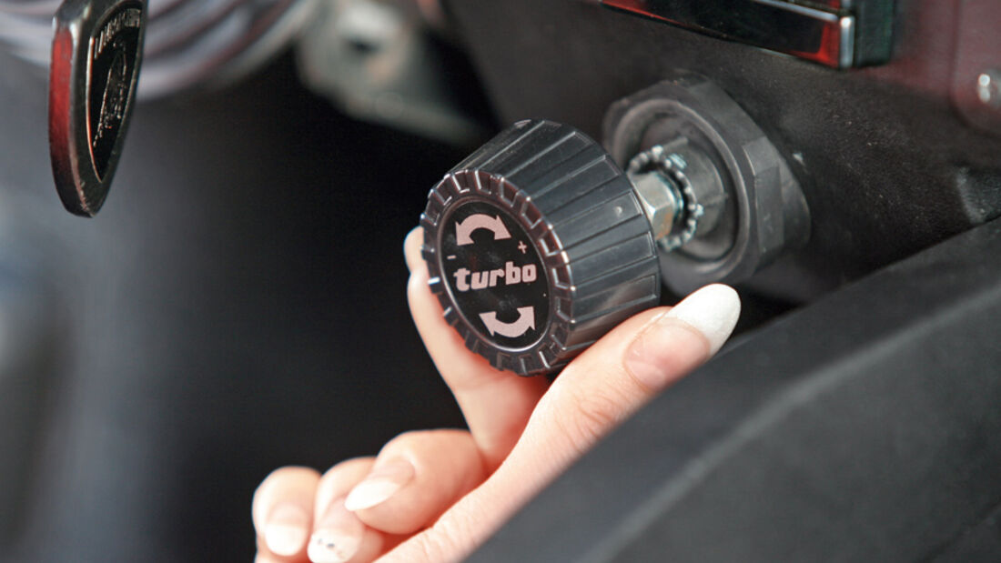 Verstellknopf für den Turbolader des Lamborghini Countach Turbo S