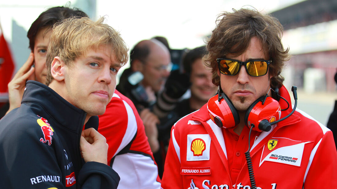 Vettel Alonso 2012 Formel 1