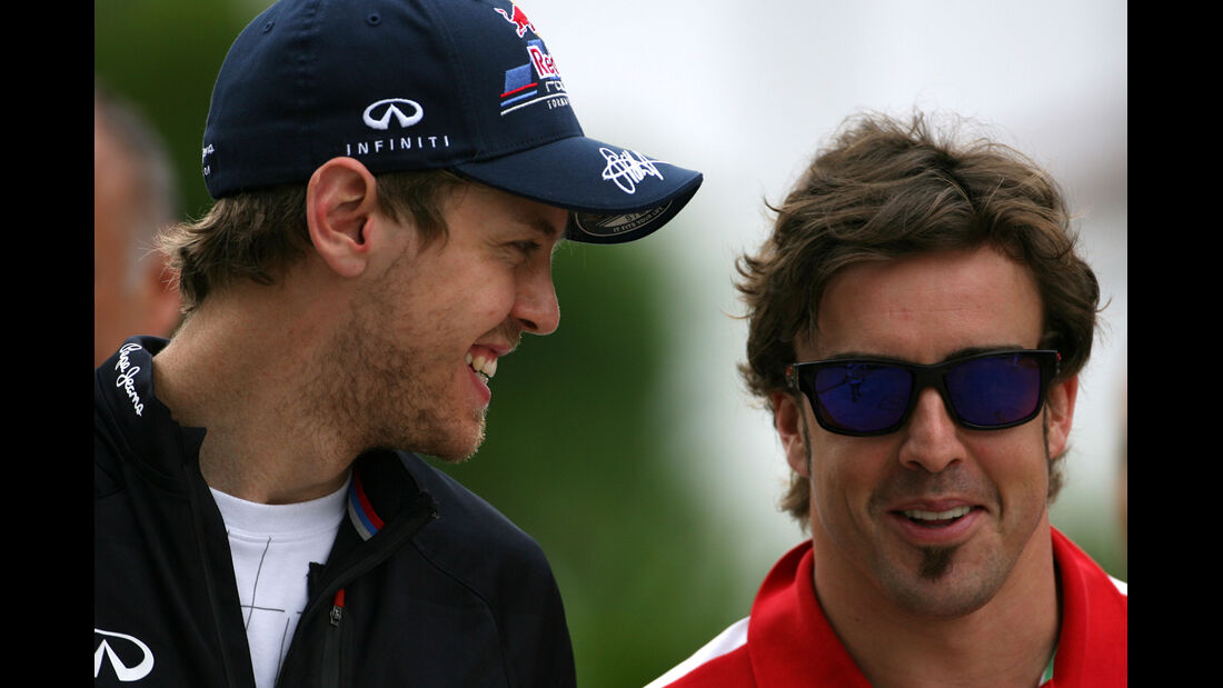 Vettel Alonso GP Malaysia 2012