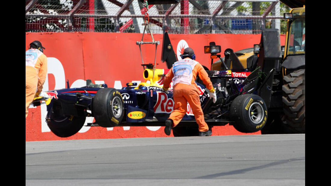 Vettel Crash - GP Kanada 2011