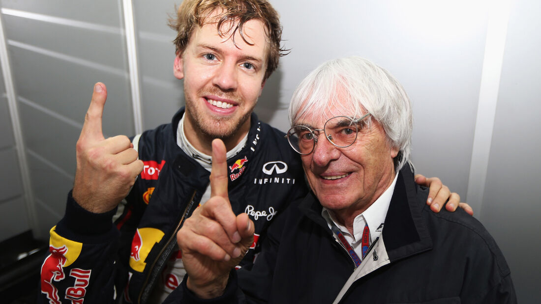 Vettel & Ecclestone GP Brasilien 2012