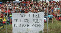 Vettel-Fans - GP Spanien 2014