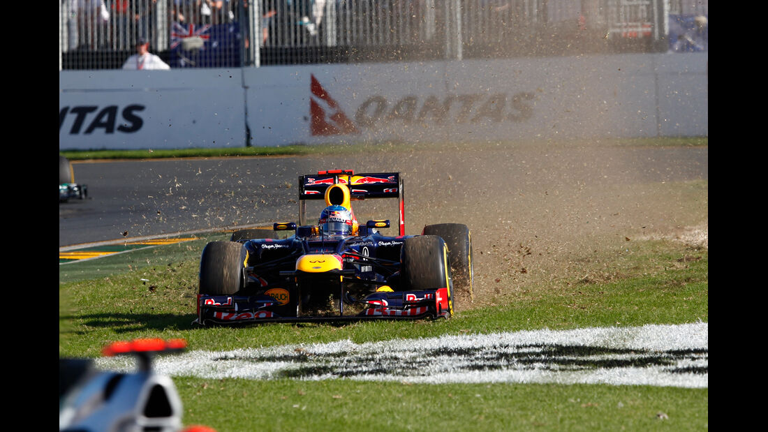 Vettel GP Australien F1 Crashs 2012