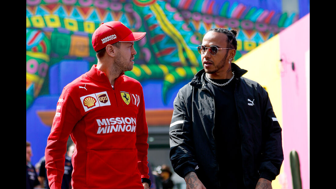 Vettel & Hamilton - Formel 1 - GP Mexiko - 24. Oktober 2019
