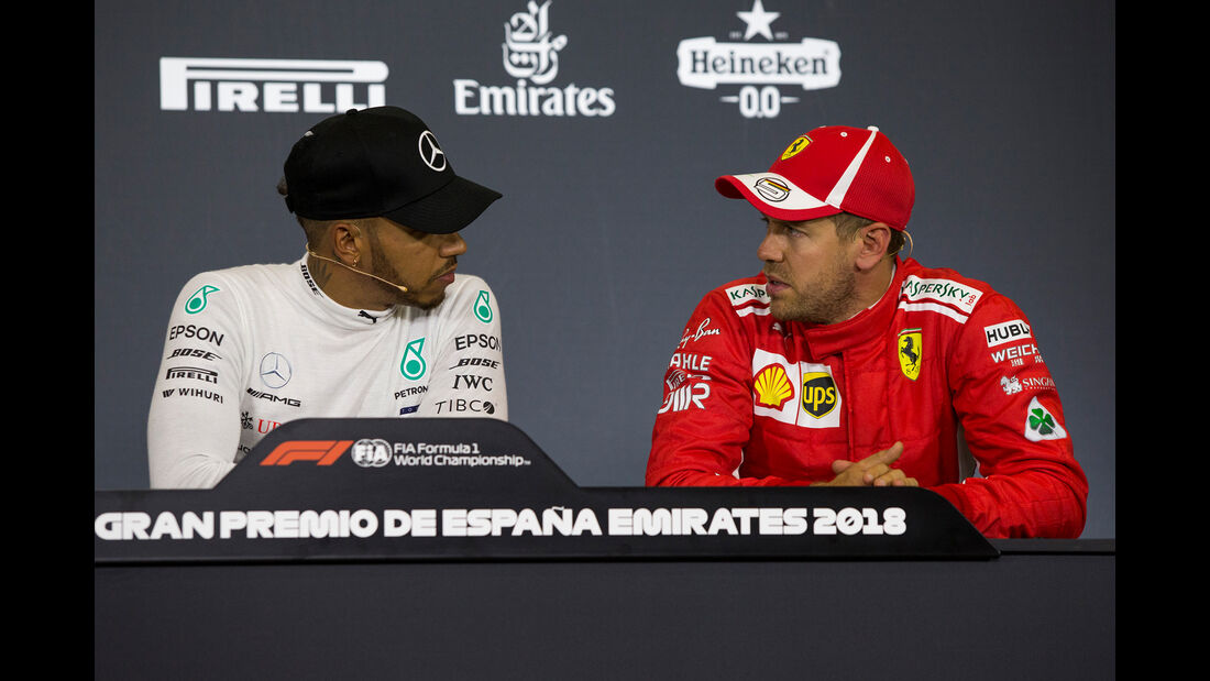 Vettel & Hamilton - Formel 1 - GP Spanien - Barcelona - 12. Mai 2018
