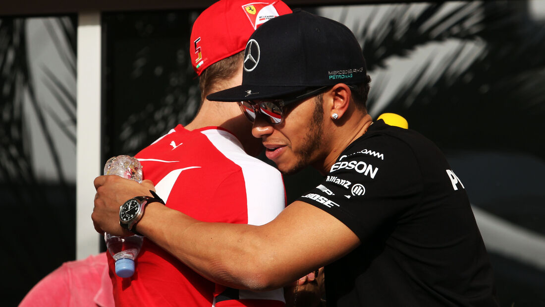 Vettel & Hamilton - GP Bahrain 2015