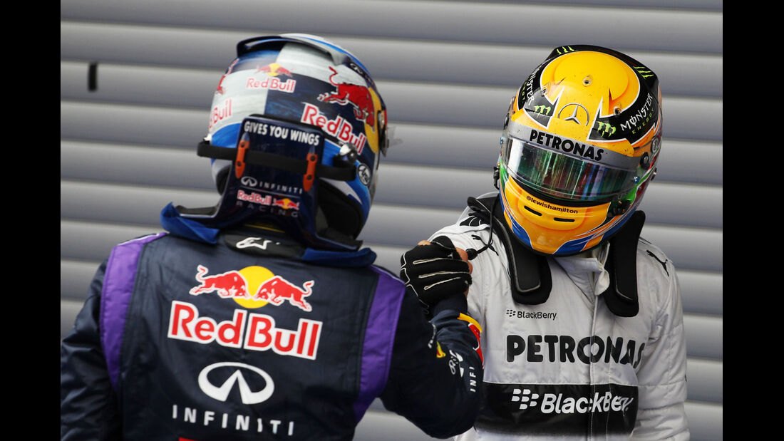 Vettel & Hamilton - GP Belgien 2013