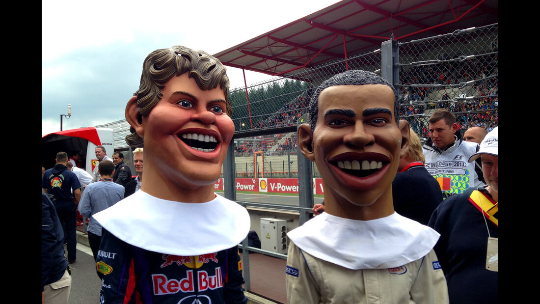Vettel & Hamilton - GP Belgien 2013