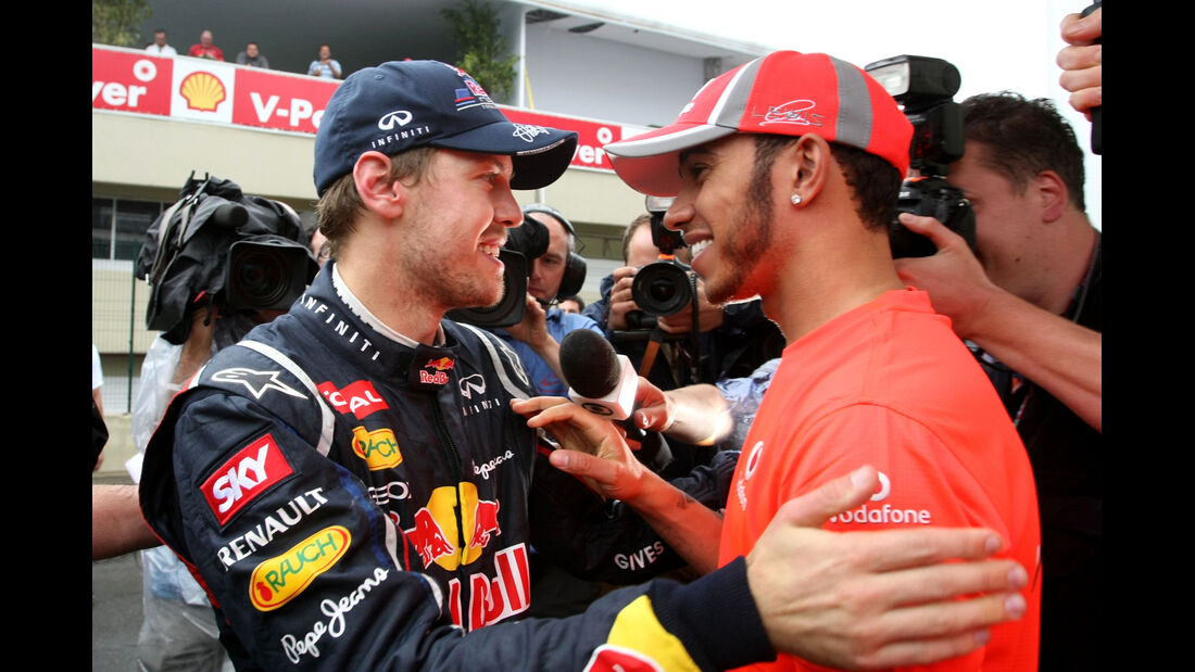 Vettel & Hamilton GP Brasilien 2012