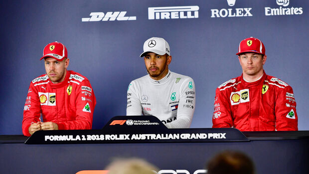 Vettel - Hamilton - Räikkönen - Qualifying - GP Australien 2018 - Melbourne 