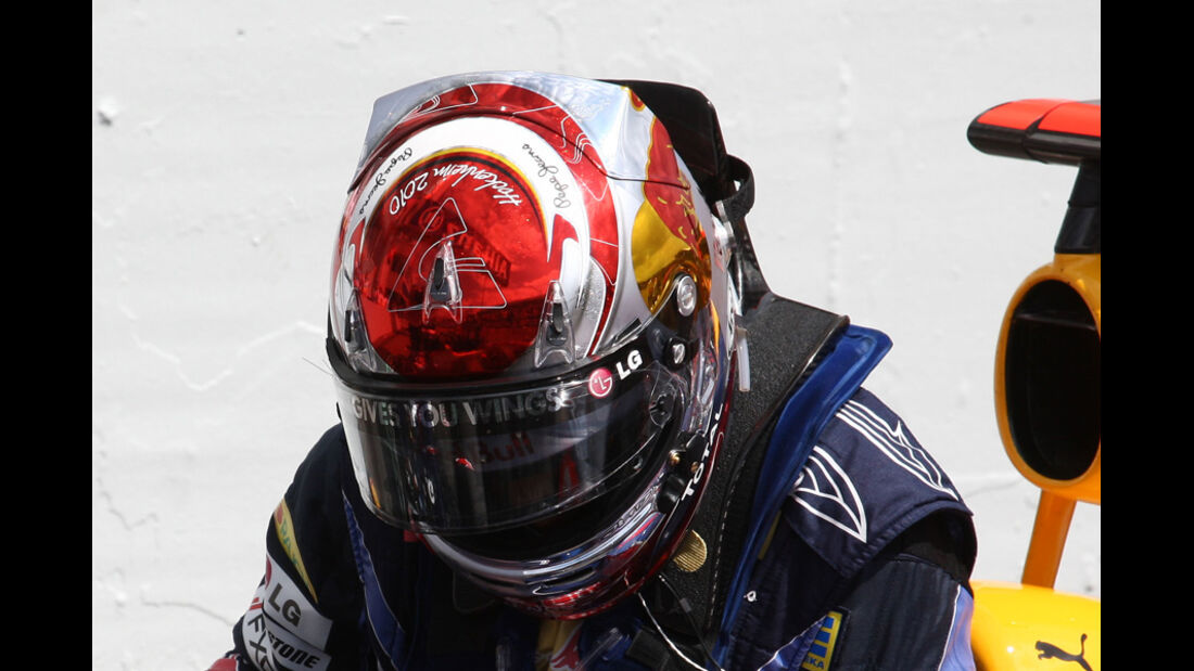 Vettel Helm GP Deutschland 2010