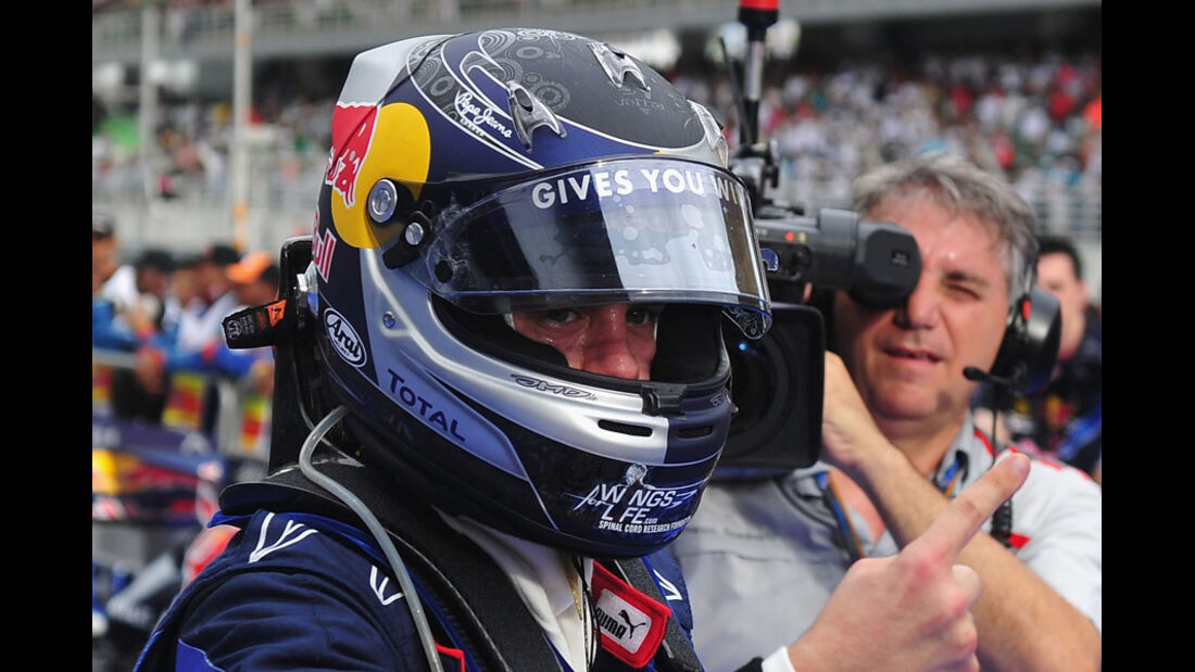 Vettel Helm GP Malaysia 2010