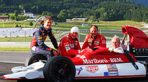 Vettel, Lauda, Berger & Marko - BRM P180 - GP Österreich 2014 - Legenden