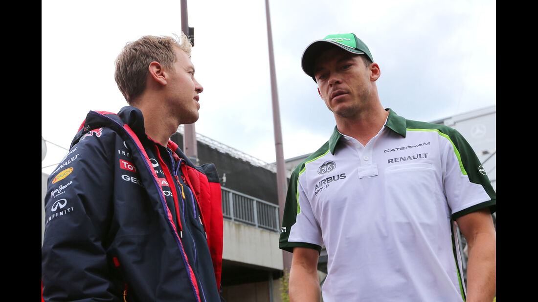 Vettel & Lotterer - Formel 1 - GP Belgien - Spa-Francorchamps - 22. August 2014