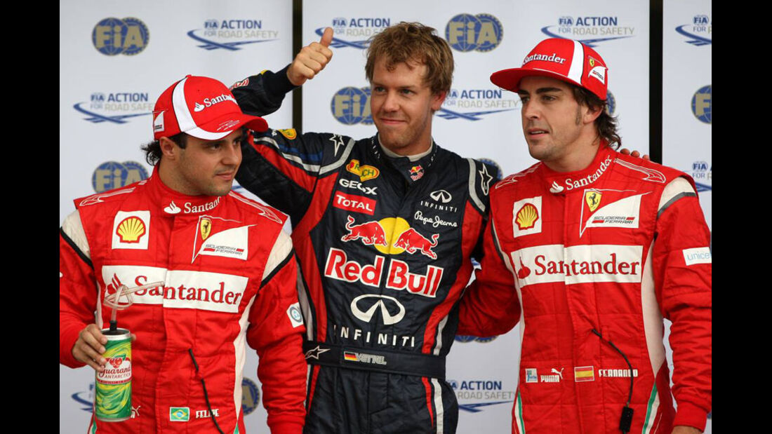 Vettel Massa Alonso GP Kanada 2011