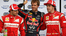 Vettel Massa Alonso GP Kanada 2011