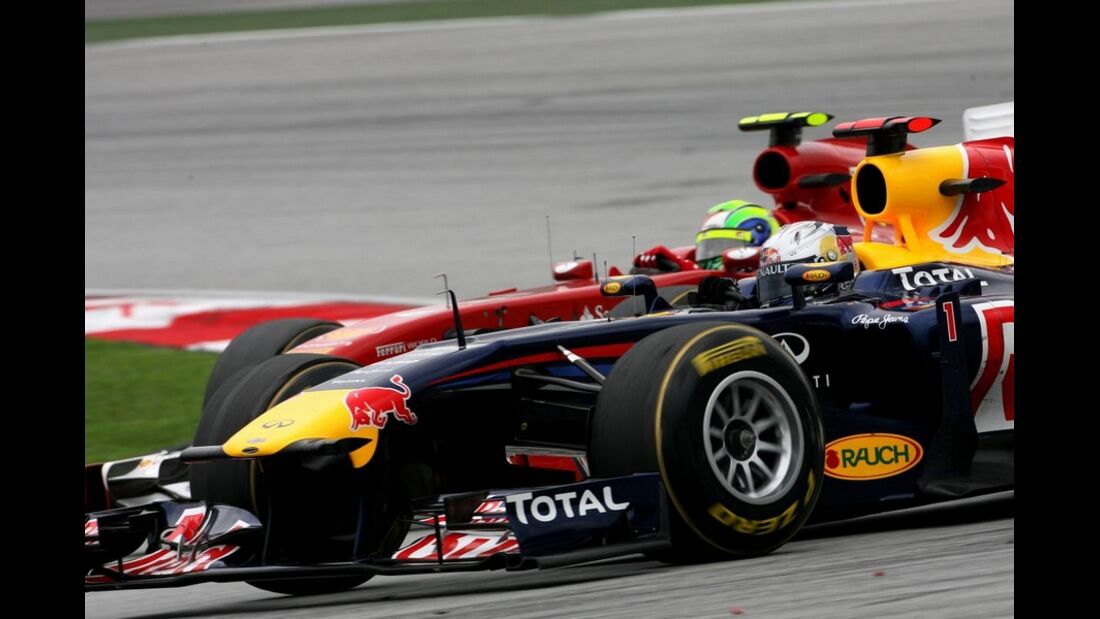 Vettel Massa GP Malaysia 2011 Formel 1