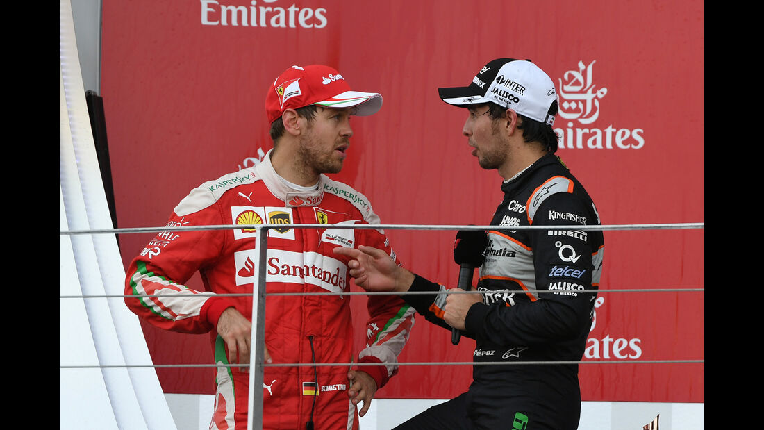 Vettel & Perez - GP Aserbaidschan - Formel 1 - 2016