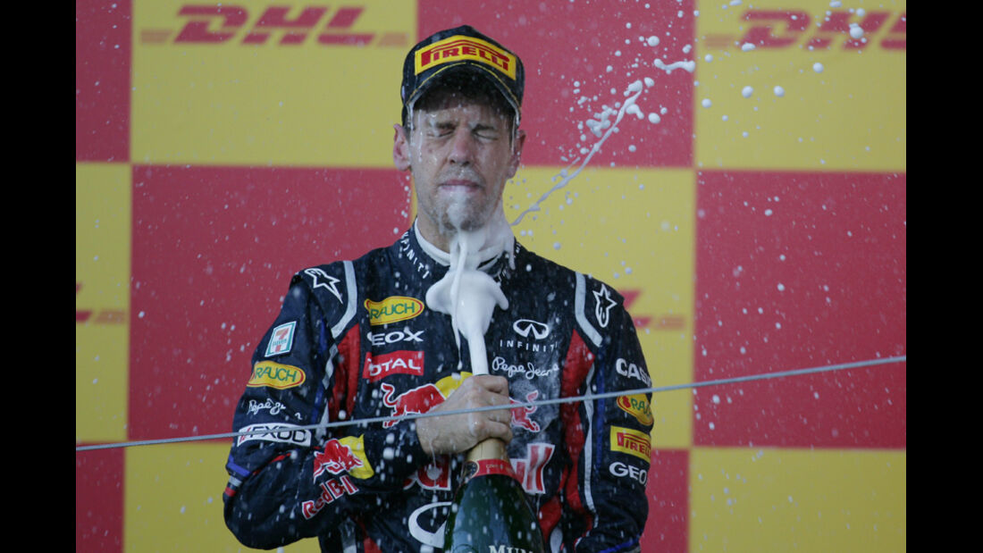 Vettel Podium GP Japan 2011