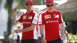 Vettel & Räikkönen - Ferrari - Formel 1 - GP Malaysia - 28. März 2015