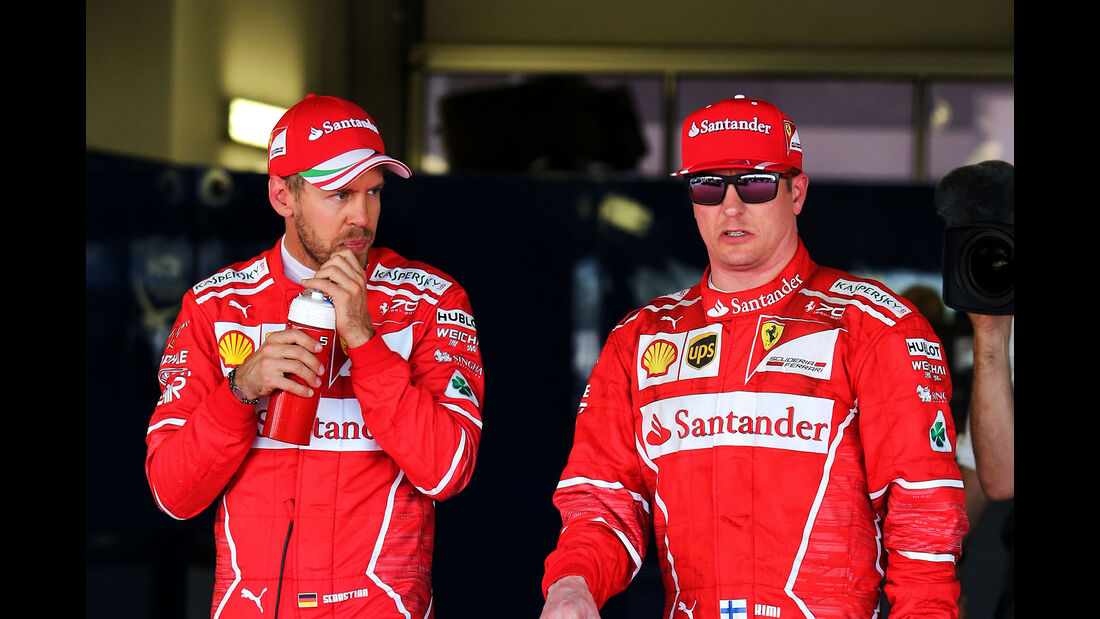 Vettel & Räikkönen - Ferrari - Formel 1 - GP Russland - Sotschi - 29. April 2017