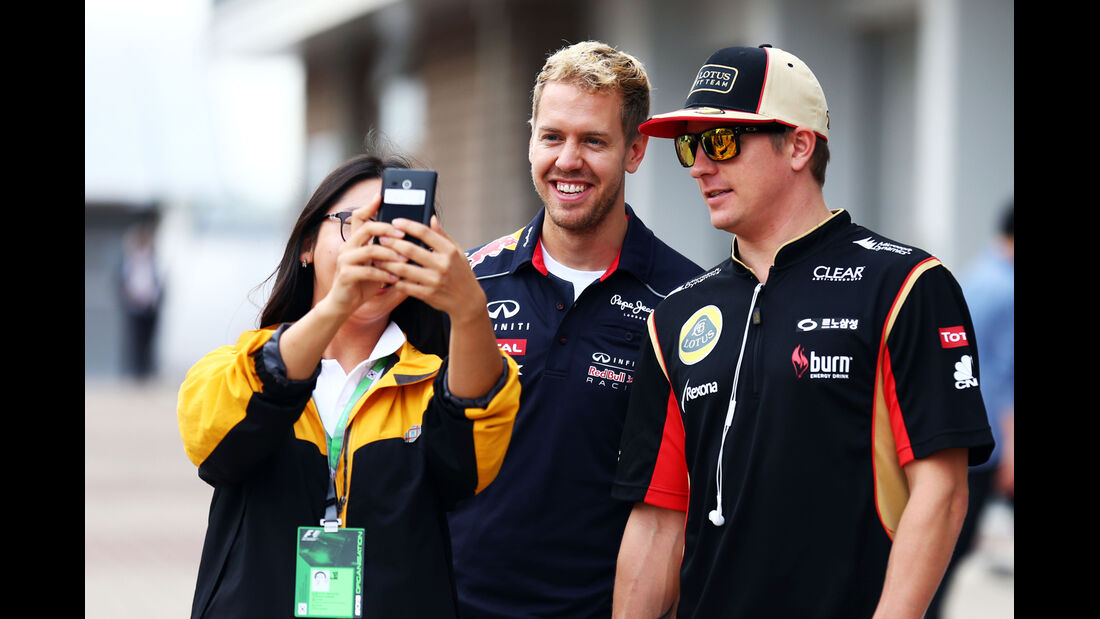 Vettel & Räikkönen - Formel 1 - GP Korea - 5. Oktober 2013