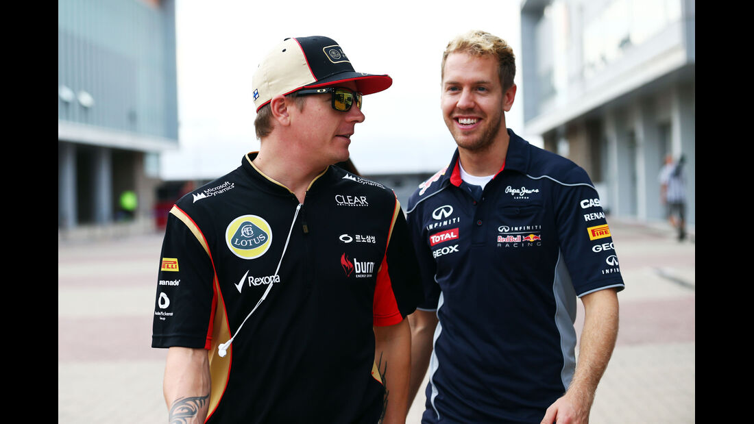 Vettel & Räikkönen - Formel 1 - GP Korea - 5. Oktober 2013