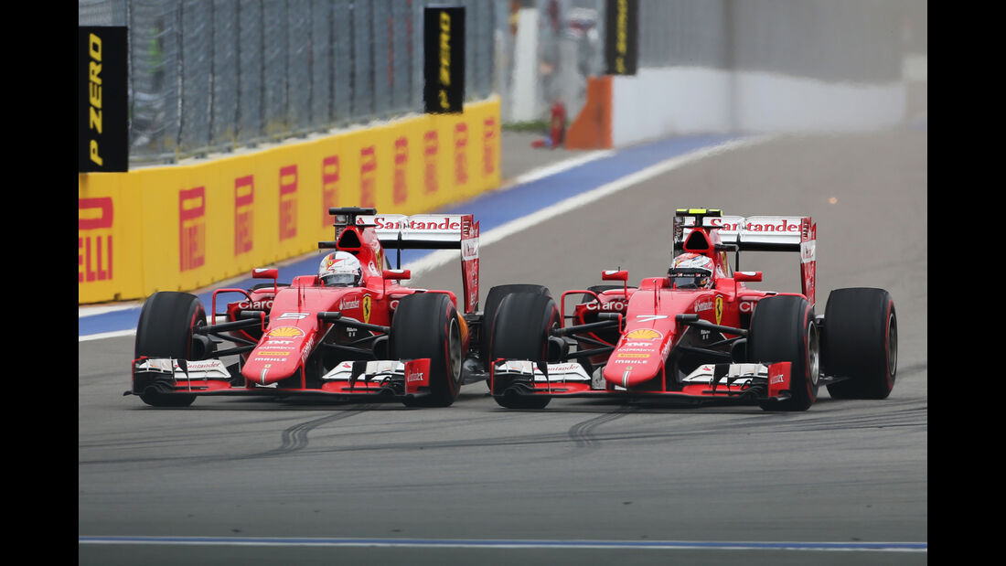 Vettel & Räikkönen - GP Russland 2015