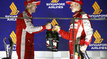 Vettel & Räikkönen - GP Singapur 2015